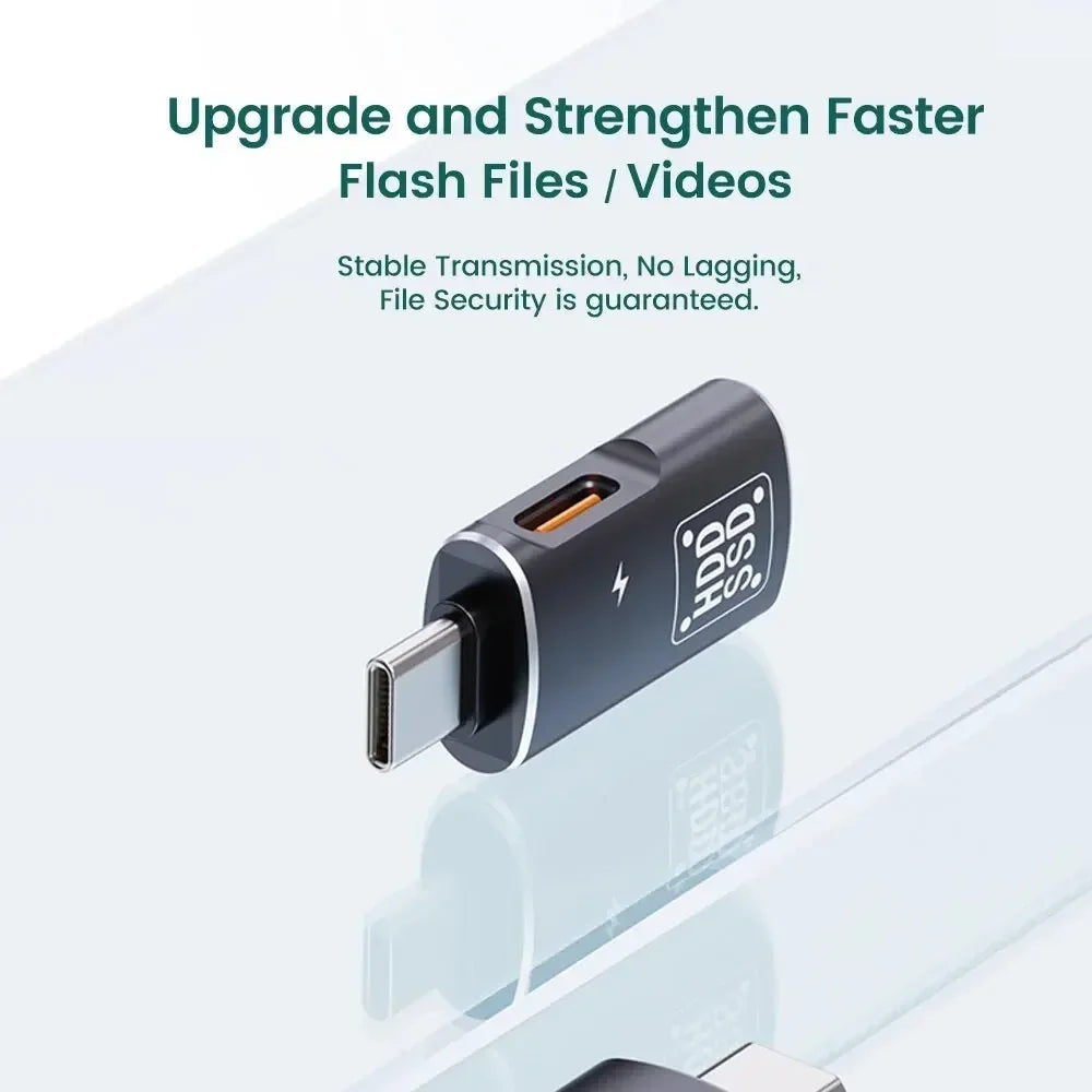 2-in-1 USB-C OTG Adapter | USB-A & Type-C Female | 3A Charging USB-C OTG Adapter Zpaxo