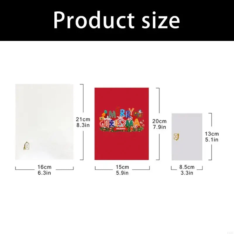 Christmas Card LED Light Display Musical Surprise Festival Greetings