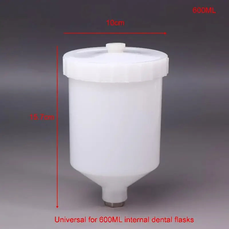 125/250/600ml Plastic Spray Paint Cup Sprayer Cup Air Gravity Feed Paint Spray Pot Thread Connector For Spray Gun Parts Zpaxo