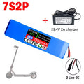 100% Original New Scooter Battery 7S2P 25.2V 7800mAh Lithium-ion Rechargeable Battery 18650 Battery Pack Lithium with Charger Zpaxo DC-2line