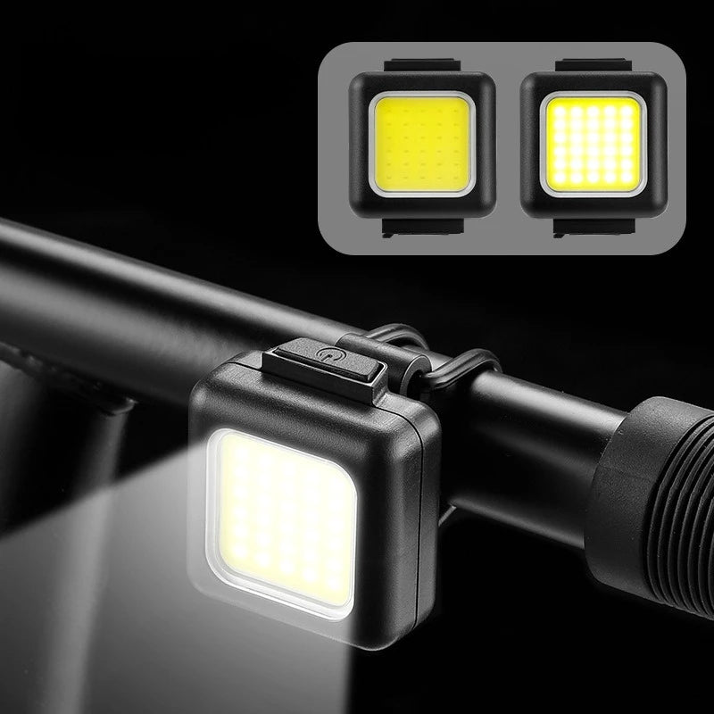 Mini Mountain Bike Multi Functional Strong Light Children's Mini Bike Front Light Outdoor Night Riding Waterproof Front Light Zpaxo