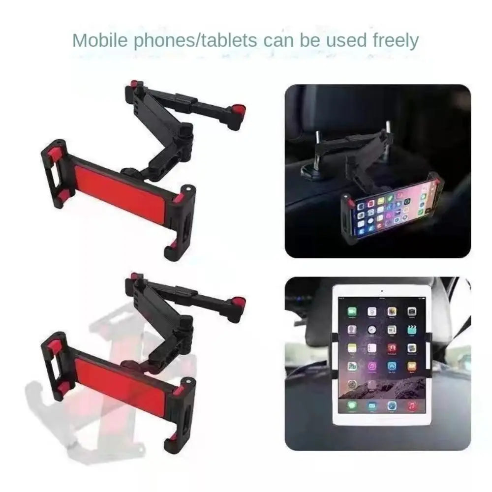 Headrest Mounting Car Headrest Tablet Holder Telescopic Bracket Car Back Seat Stand Universal Rotating Zpaxo