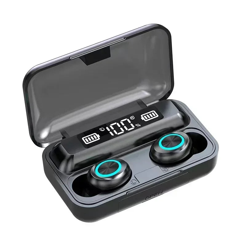 2026New F9 TWS Wireless Headphones Bluetooth 5 0headphones Sports LED