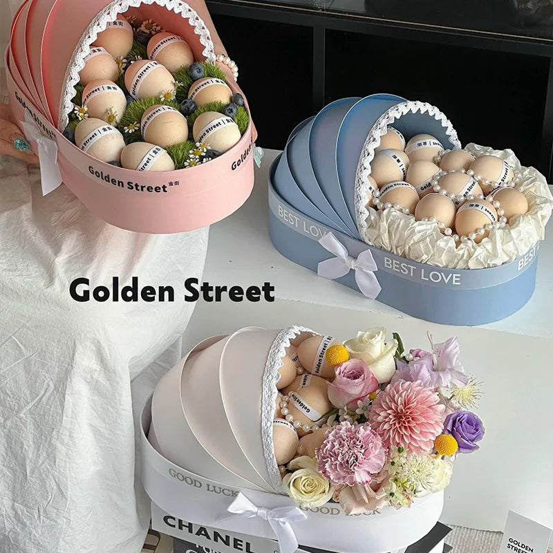 Cradle Flower Gift Box – Baby Shower, Wedding & Easter