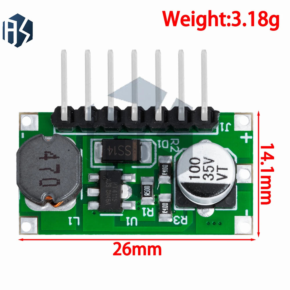 3W LED Lamp Driver: DC-DC Step-Down Buck Converter (7-30V IN to 1.2-28V OUT, 700mA) with PWM Dimming Support Zpaxo