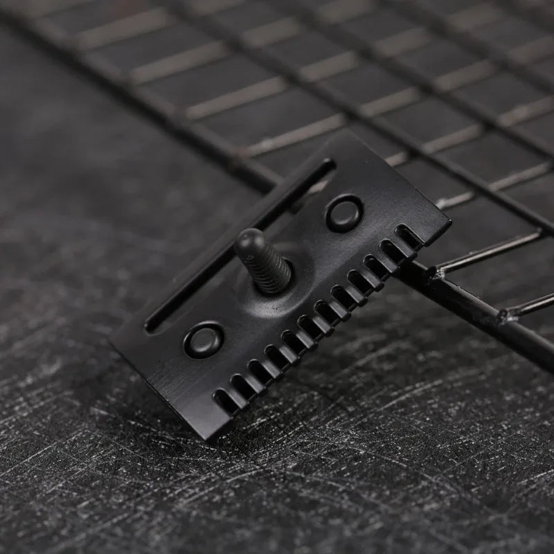 YAQI Matte Black Safety Razor Head – Dual-Side Zinc Alloy DE Safety Razor Head Zpaxo