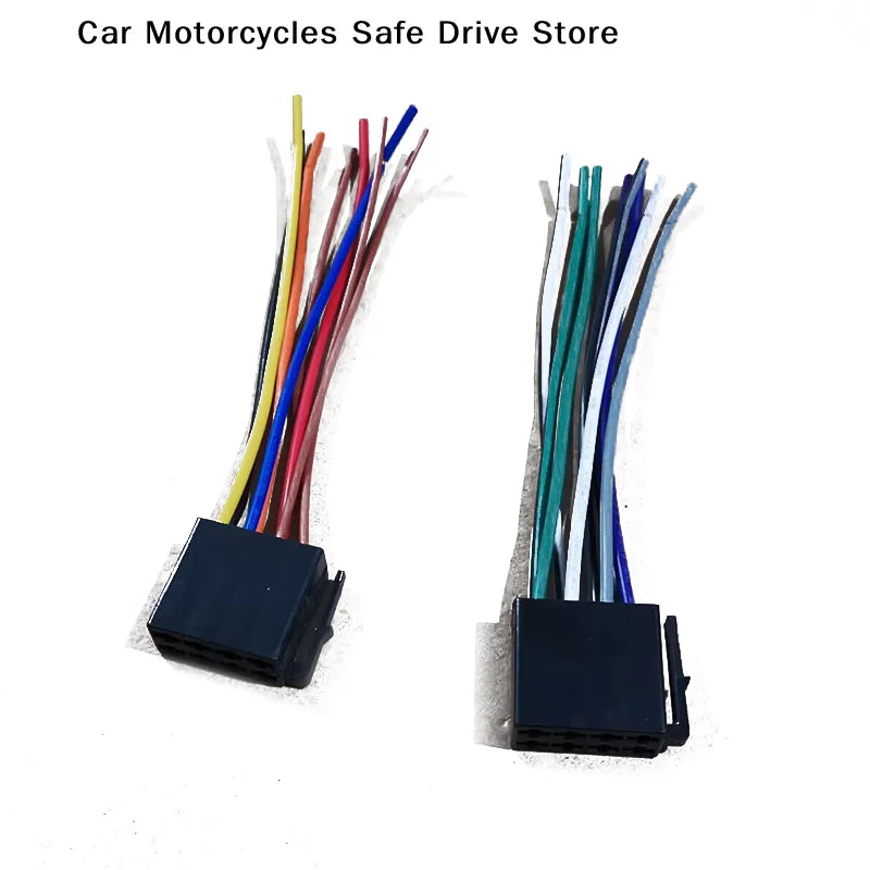 CM1 Pair Universal Adapters Wire Harness Adapter Female ISO Wiring