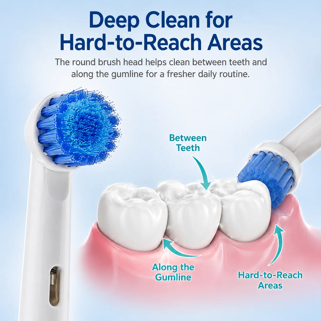 Wholesale 4 8 16 Lot Electric Toothbrush Head Oral B 6000 Replacement Zpaxo