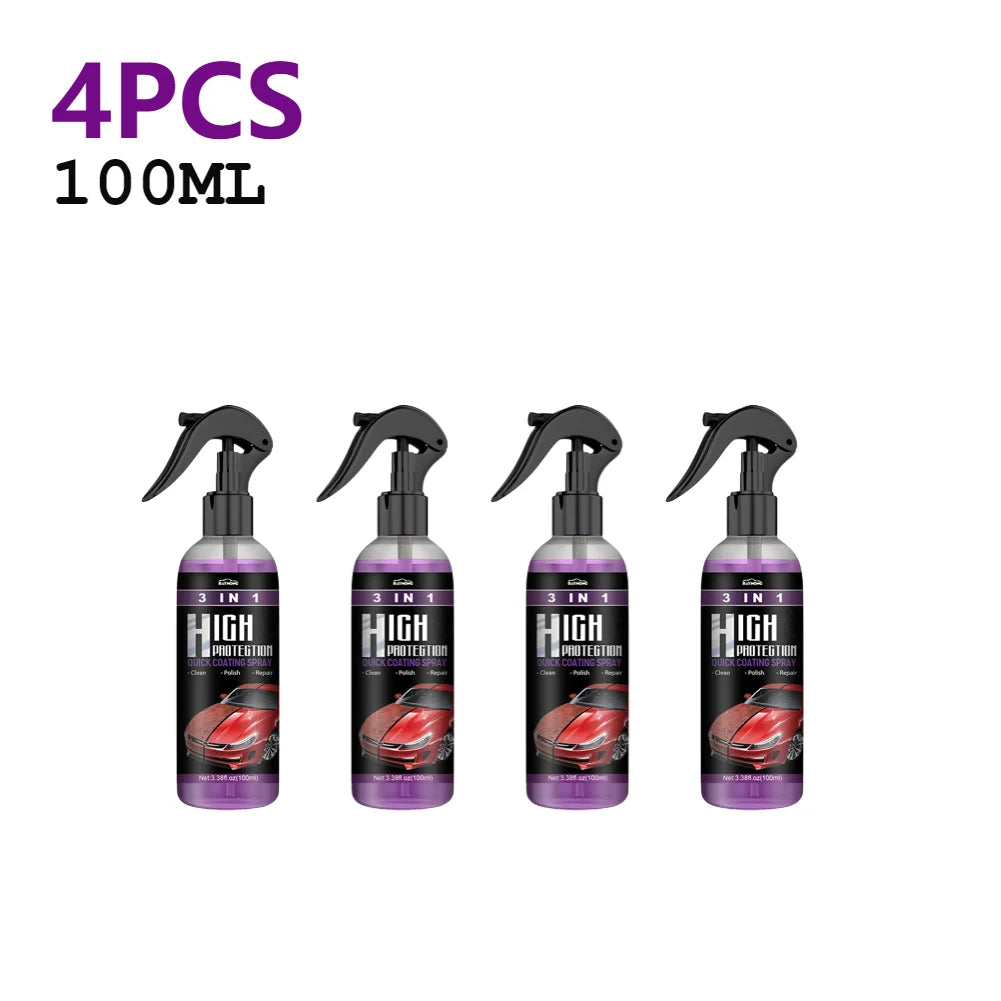 1 Car Ceramic Nano Coating Liquid Crystal Hydrophobic Layer Polishing Zpaxo 100ml 4PCS