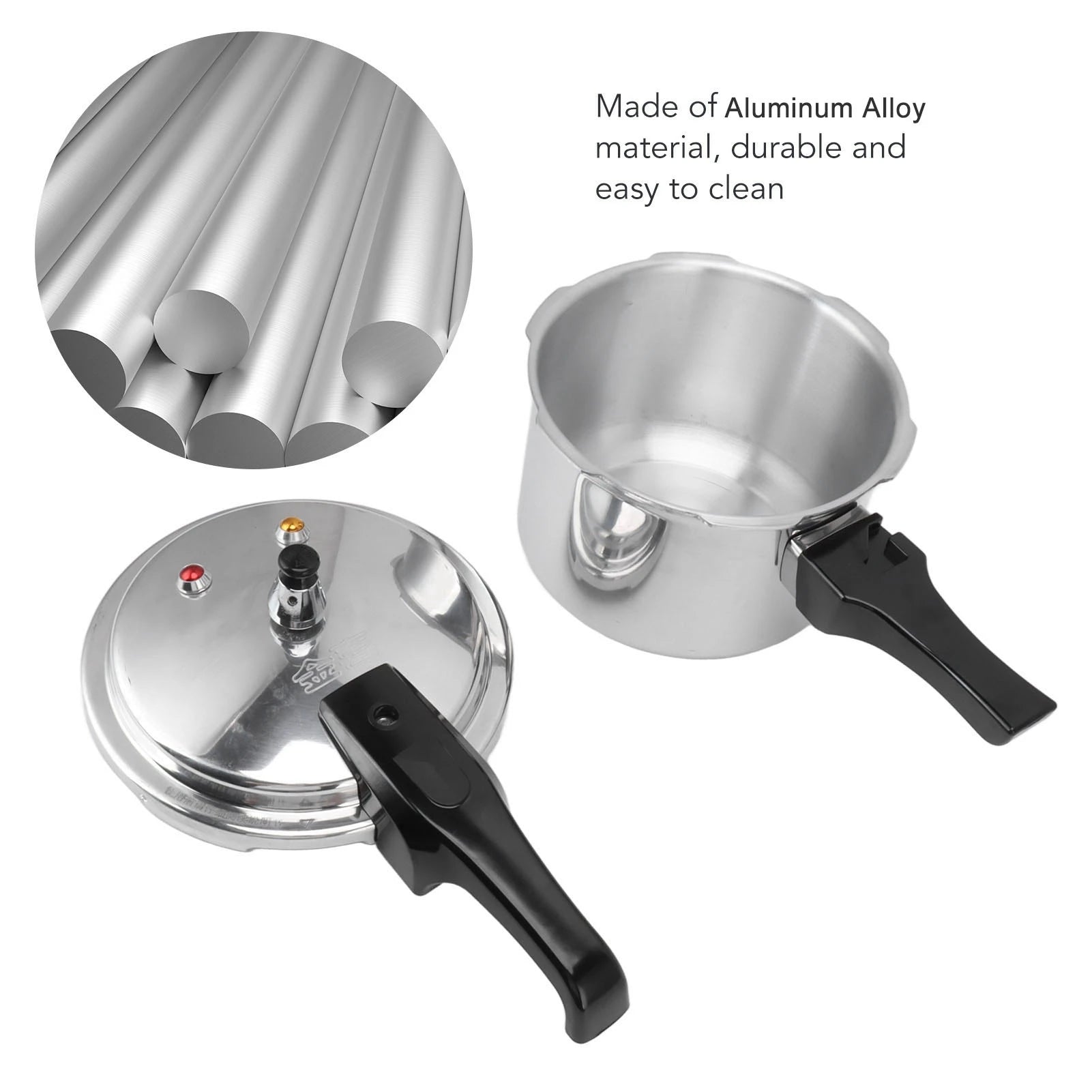 3 Liter Aluminium Alloy Pressure Cooker Bottom Mini Gas Stove