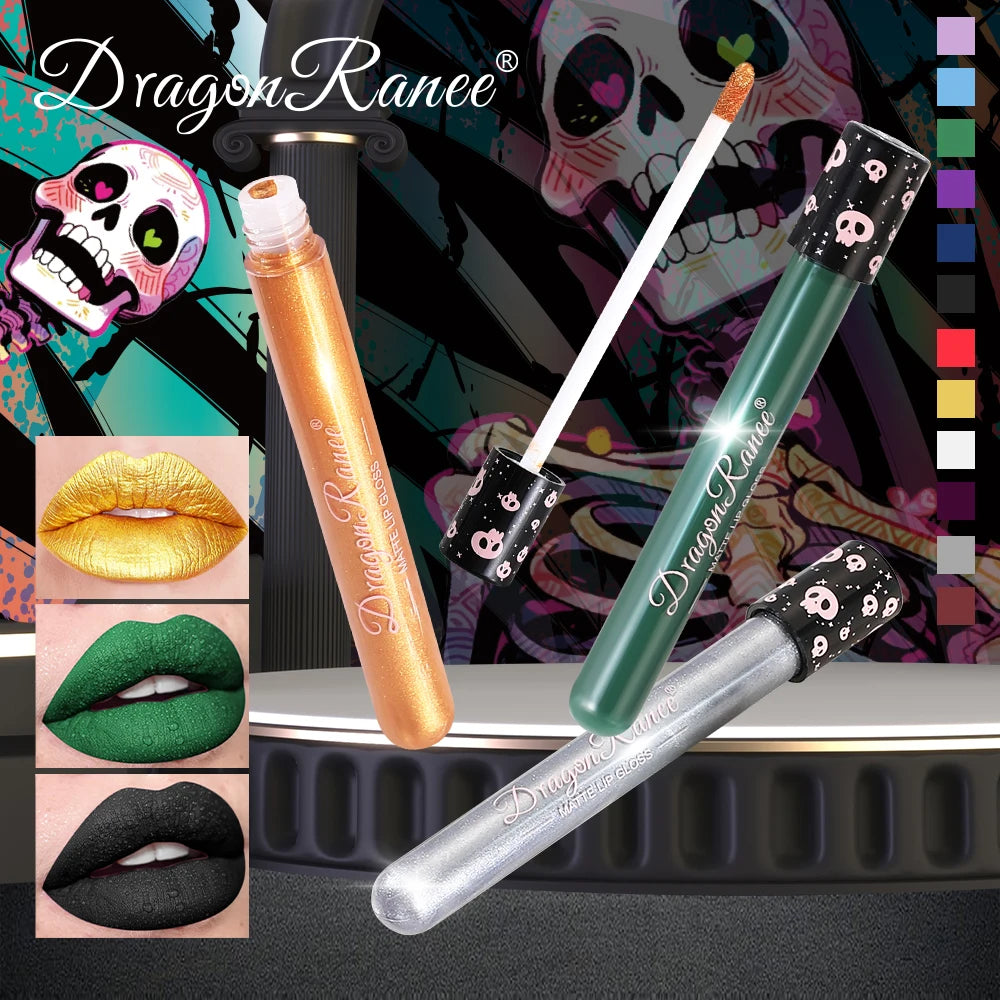 Colorful Lip Gloss Lip Glaze Test Tube Lip Glaze Easy-To-Apply Waterproof Matte Lip Balmparty Lip Makeup Long-Lasting Lip Gloss Zpaxo