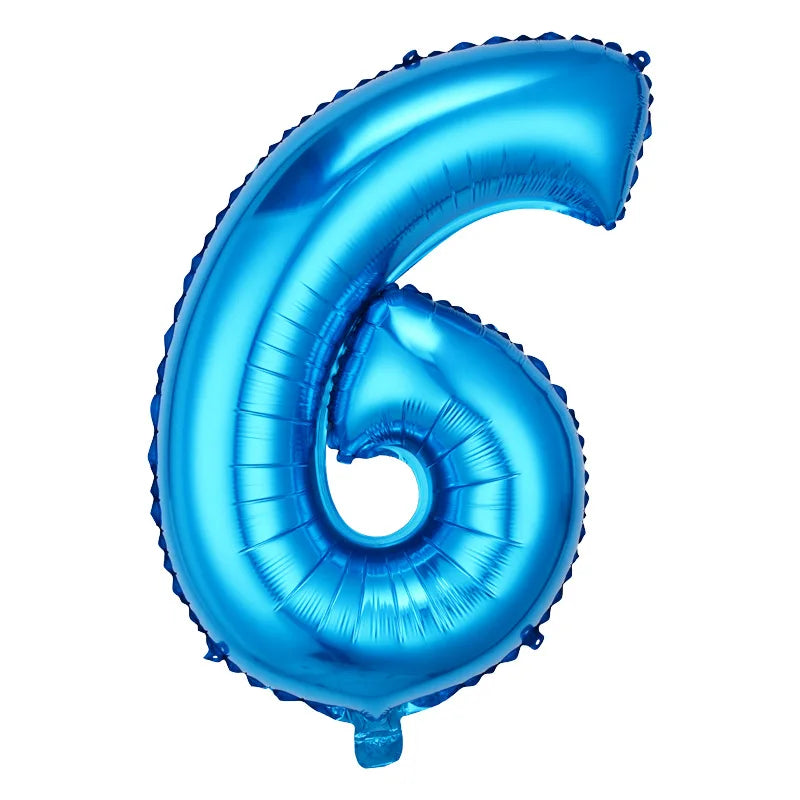 Large Motorcycle Foil Balloons Racing Car Balloon Boy Birthday Party Zpaxo NUMBER6 Other