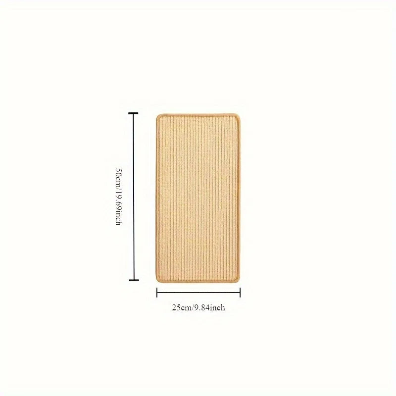 Sturdy Sisal Cat Scratching Board- No Mess, Sofa-Safe Design, Suitable for Exercise and Rest- Perfect Gift for Cats Zpaxo