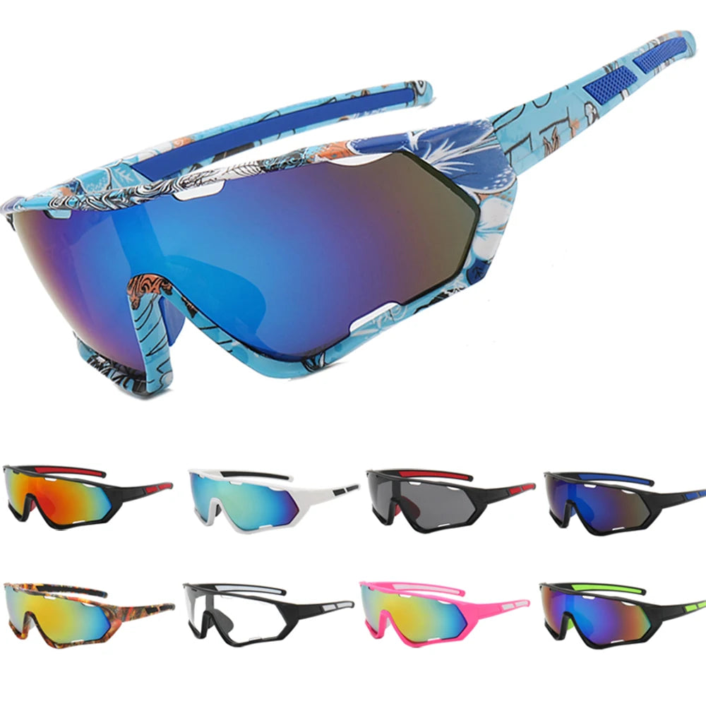 Riding Glasses Cycling Sunglasses UV400 Sports Glasses Bicycle Mountain Bike Eyewear Men's & Women’s Sunglasses Road Goggles Zpaxo