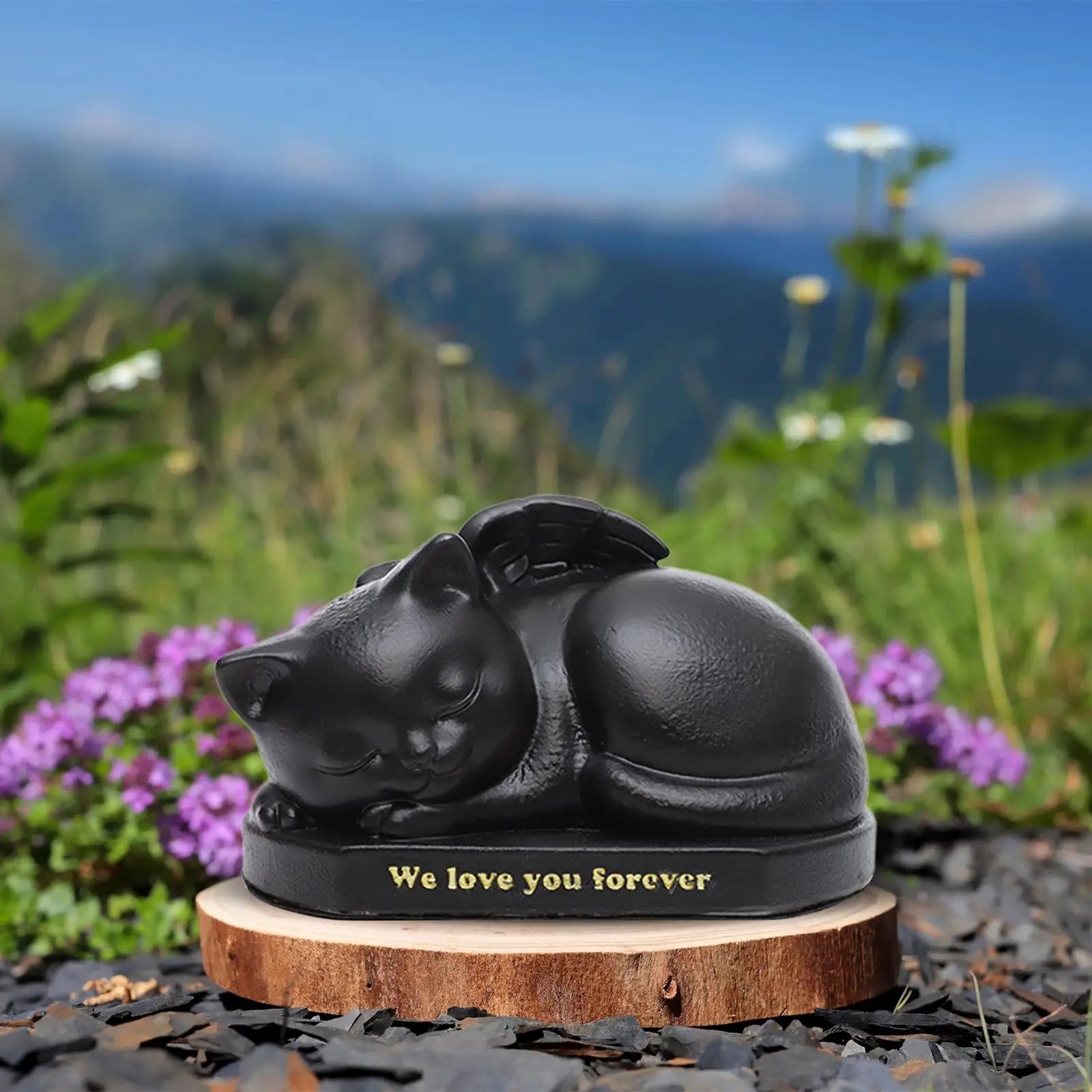 Pet Urns Loose Memorial Pets Gift Sympathy Retain Memories Cremation Memorial Urn for Living Room Home Backyard Lawn Indoor Zpaxo for Cat