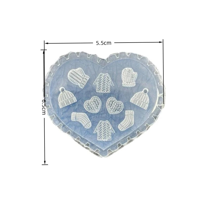 Tulip Lily 3D Nail Art Mold Festive Hat Socks Design Starfish Shell Zpaxo A