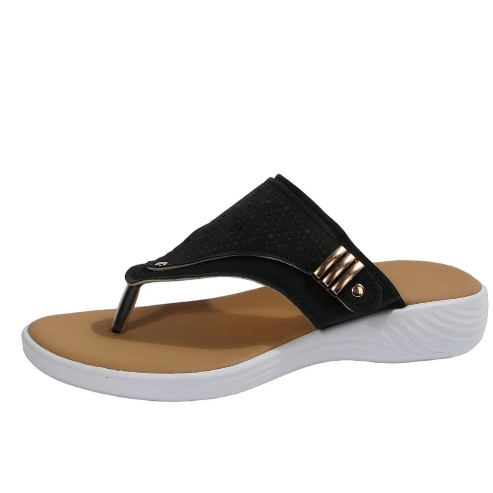 Summer Shoes Women Beach Slippers Fashion Holiday Flip Flops Thick
