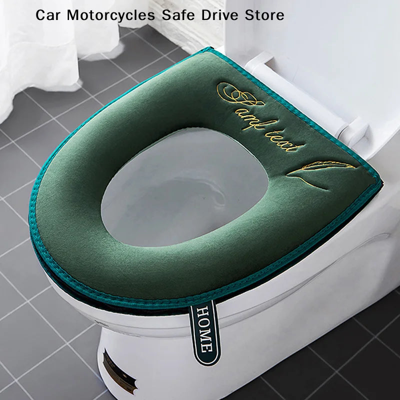Toilet Cushion Household Seat Seasonal Universal Cover Winter Soft