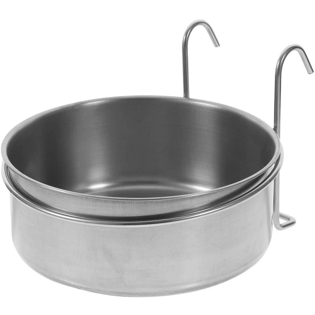 Pet Feeding Bowl Hanging Stainless Steel Wear-resistant Anti-spill