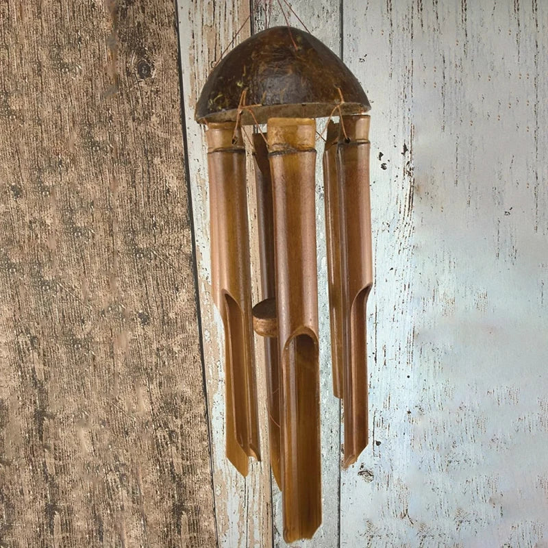 Bamboo Wind Chimes – Outdoor Garden Patio Wall Hanging Decor