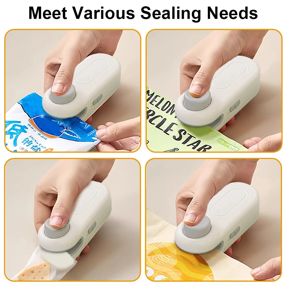 Mini Heat Sealer Plastic Bags Sealing Machine Food Storage Packaging