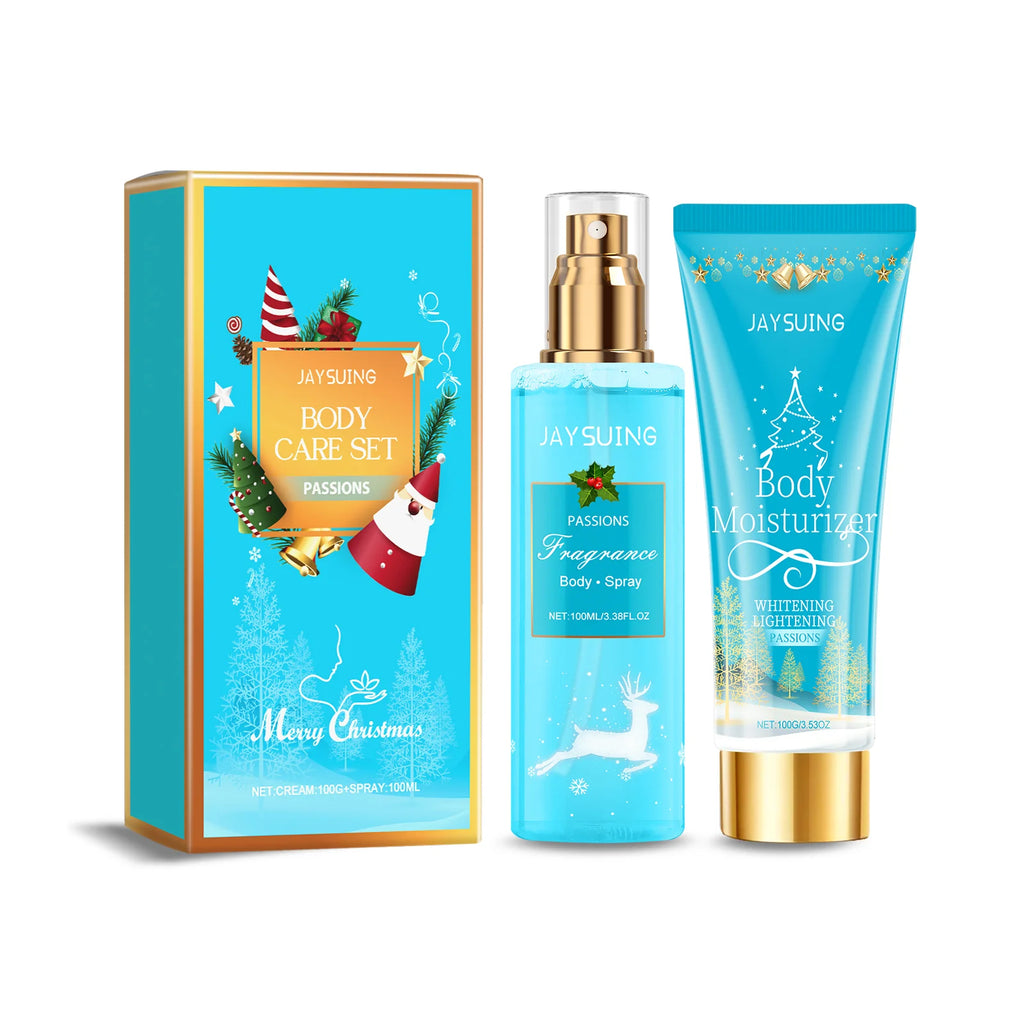 Christmas Gift Set Body Lotion Spray Festive Fragrance Moisturizing brightening Long Lasting Holiday Season Party Luxury Winter Zpaxo Passion