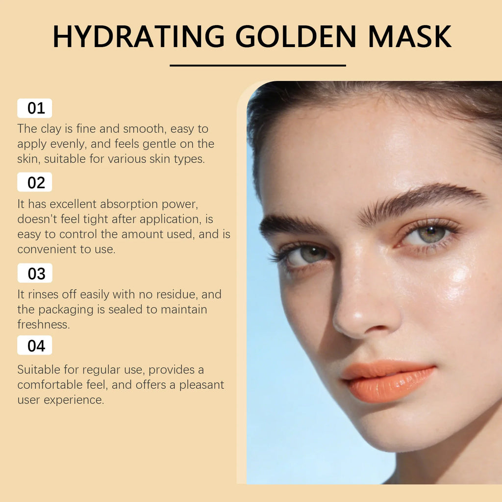 Hoygi Collagen Gold Peel-Off Facial Mask – Hydrating & Firming Gold Peel-Off Face Mask Zpaxo