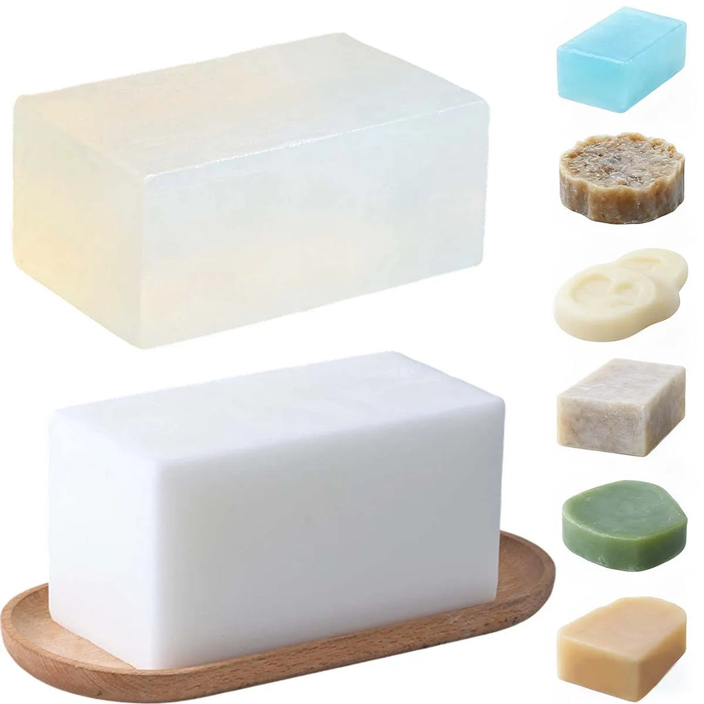 1000g Glycerin Soap Base – Clear DIY Melt & Pour Soap Making Glycerin Soap Base Zpaxo