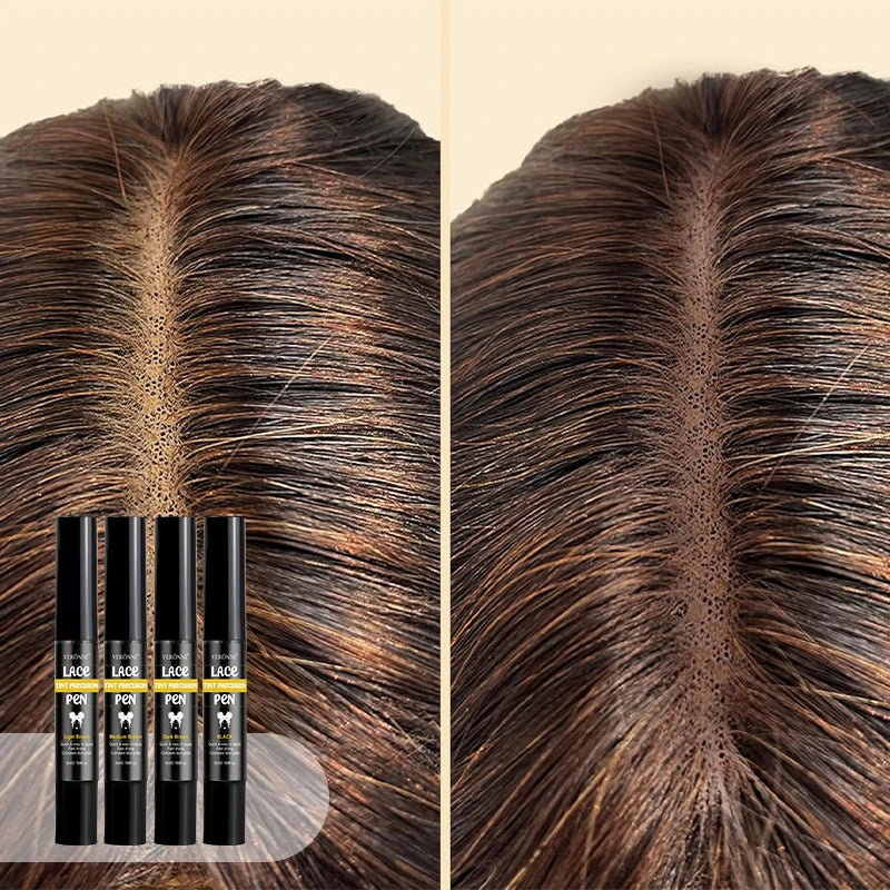 Precision Lace Parting Pen for Wigs-Precision Tinting,Long-Lasting Natural Seamless Hairline Hold for Flawless Wig Application Zpaxo