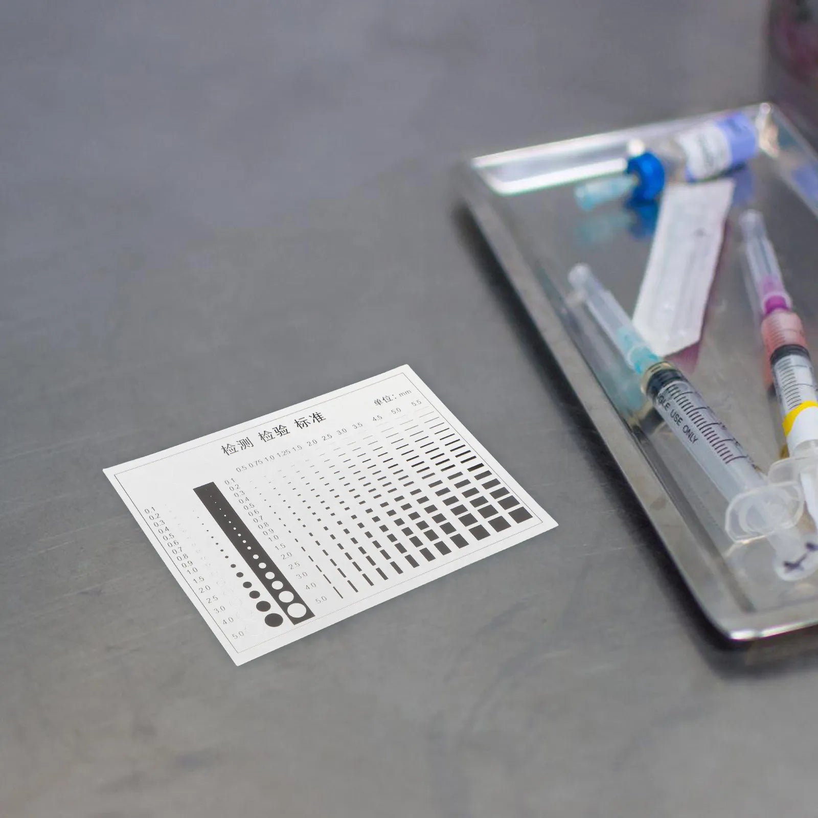 Transparent High-precision Film Ruler Crack Scratch Spot Width