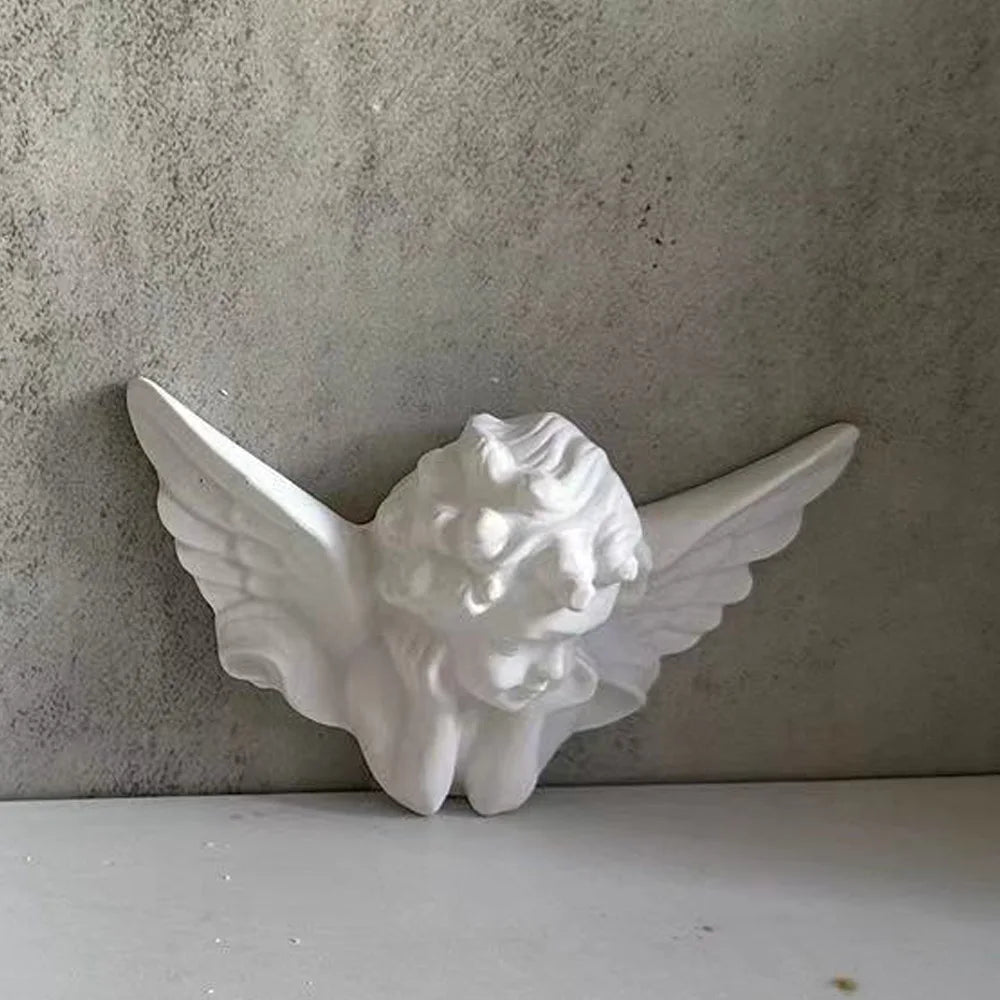 3D Angel Wings Silicone Mold – Plaster, Resin & Cement DIY Craft Silicone Mold Zpaxo