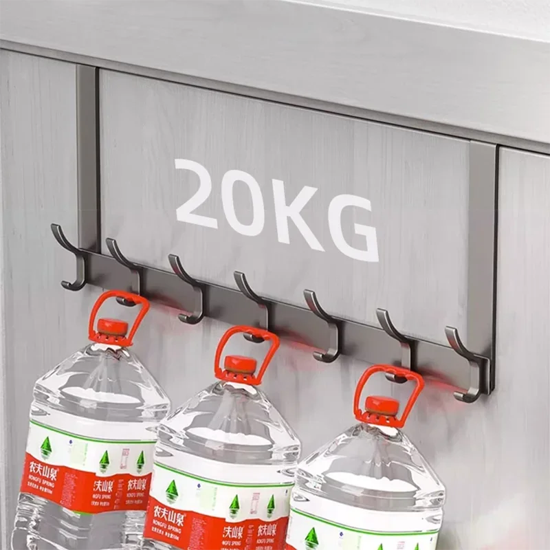 Hooks Over The Door Home Organizer Rack Clothes Coat Hat Towel Hanger Bathroom Accessories Holder Door Hang Quick Installation Zpaxo