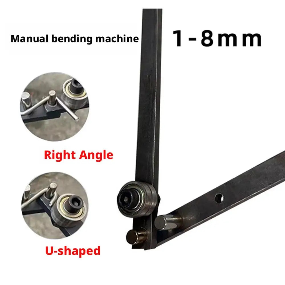 Manual Steel Wire & Pipe Bender Tool – Bearing Design for DIY Manual Bending Tool Zpaxo