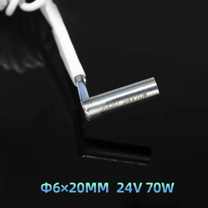 652F 24V 70W High-Temperature Heater Cartridge Heating Tube for V6 Volcano Heaterblock 3D Printers Hotend 200cm/78.74in Zpaxo