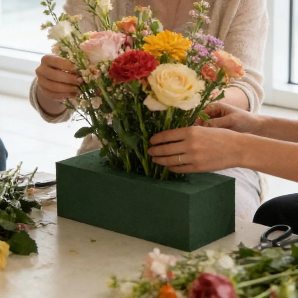 Floral Foam Green Wet Dry Cuttable Flower Arrangement Base Wedding