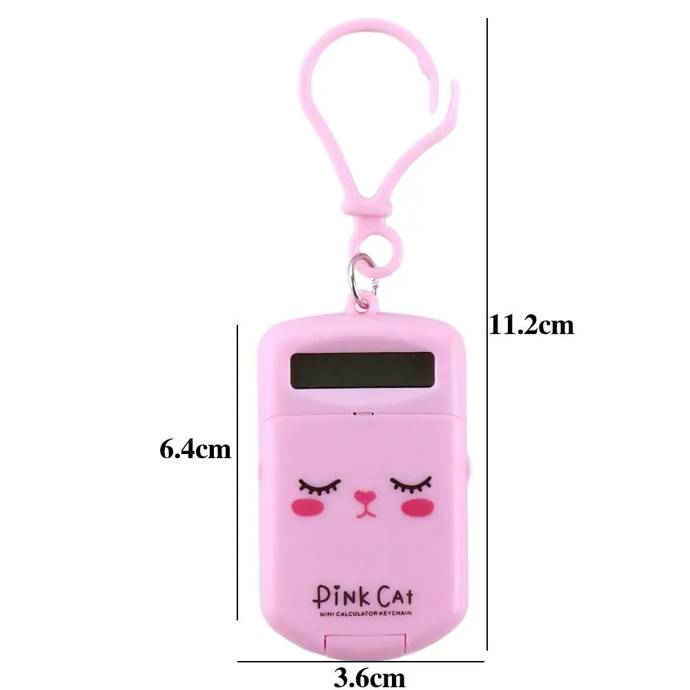 Battery 8 Digits Display Pocket Key Ring Student Supplies Stationery Zpaxo