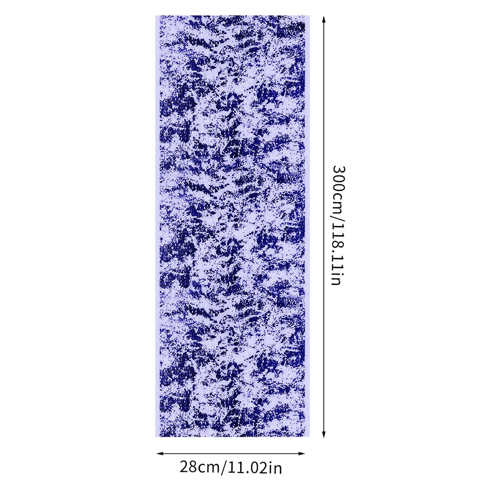 Metallic Gold Table Runner 300*28cm Sequin Glitter Foil Mesh Roll Tablecloth Party Wedding Birthday Table Decoration Zpaxo Blue