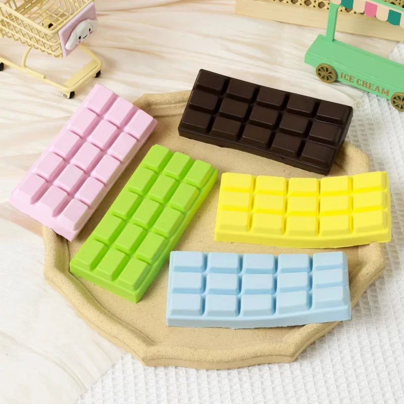 Simulated Chocolate Squeeze Toy PU Soft Slow Rebound Office Stress