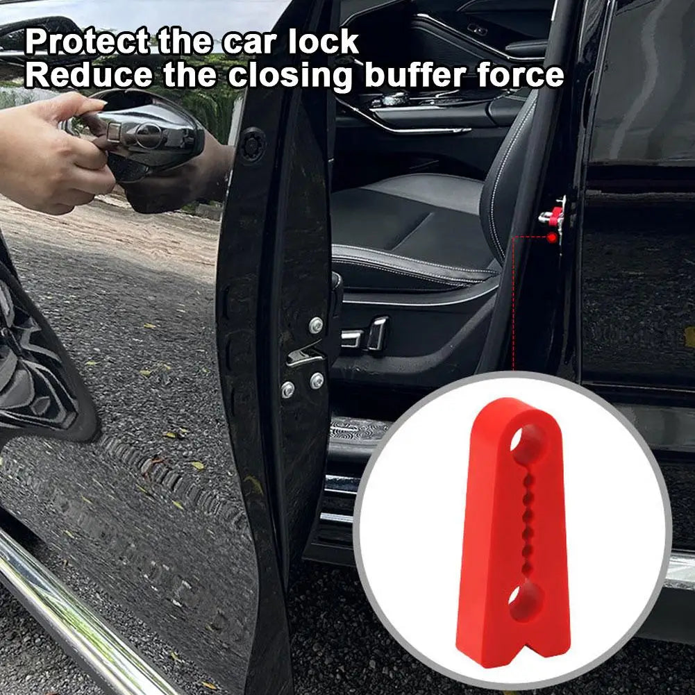 4-Pack Silicone Car Door Lock Shock Absorber Pads – Universal Car Door Buffer Pad Zpaxo