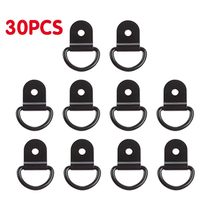 D-Ring Tie Down Anchor Rings – Truck, Trailer, Boat (10–60 Pack)
