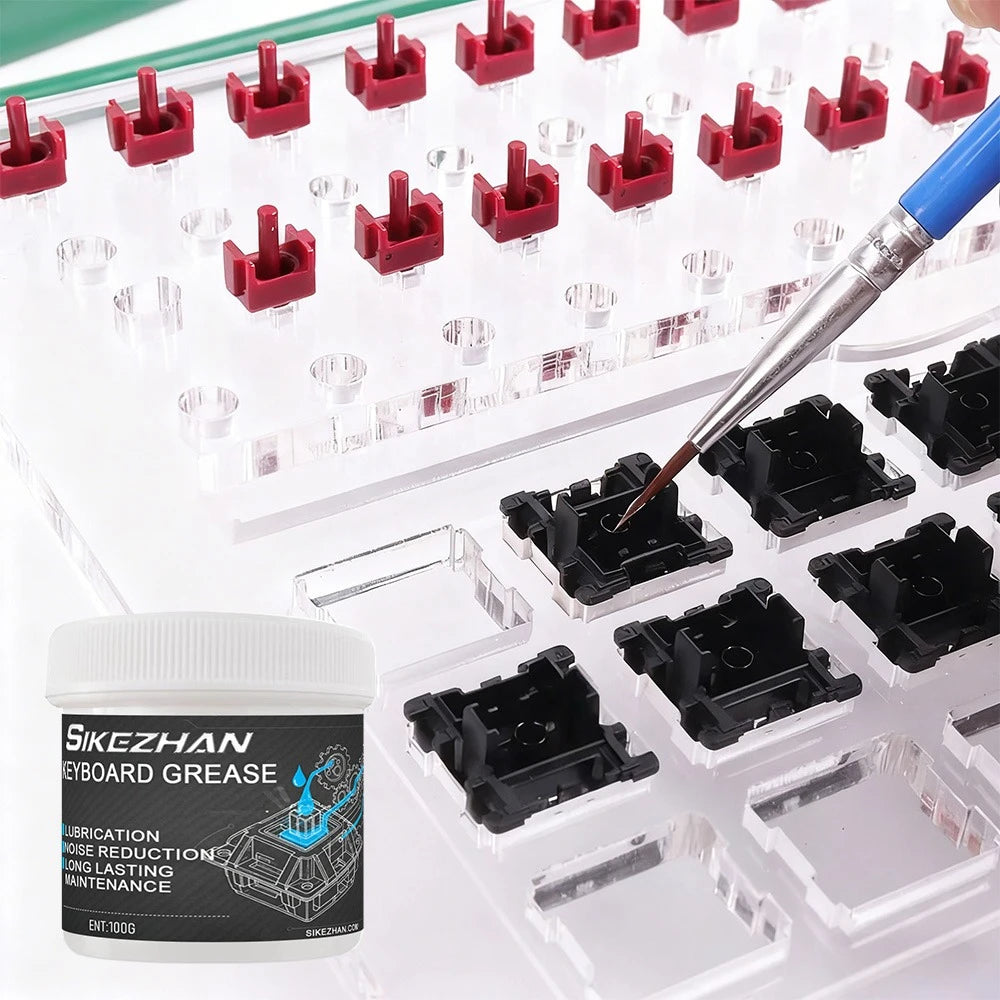 Keyboard Lube Switch Lube Grease Oil 100/200g for Mechanical Keycap Keyboard Stabilizer Lubricant Switche Axes Positioning Axes Zpaxo