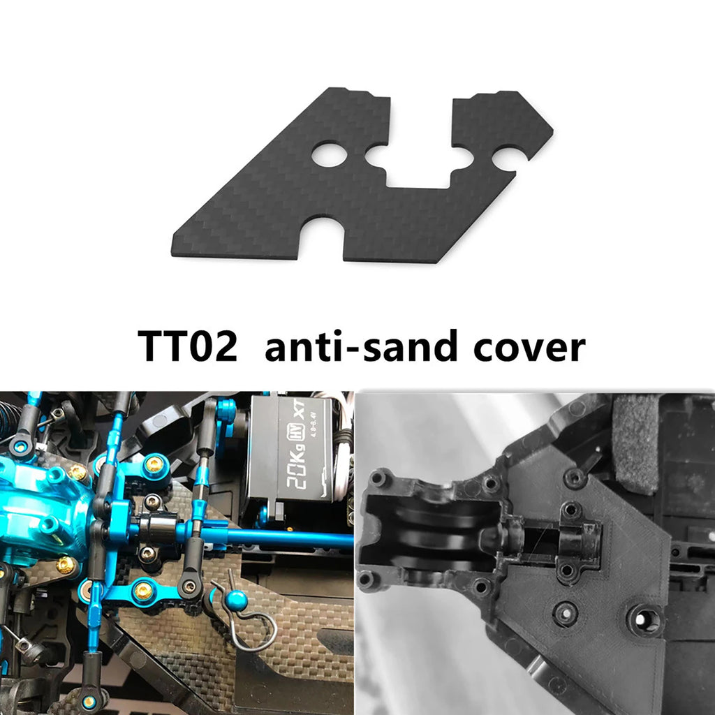 Carbon Fiber Steering Assembly Anti-sand Cover Dust Replacement