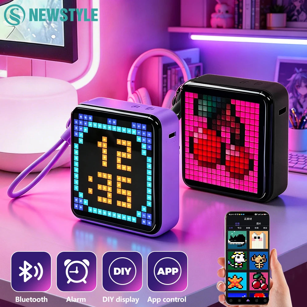 LED Pixel Display Night Light Bluetooth APP Control DIY Piexl Zpaxo