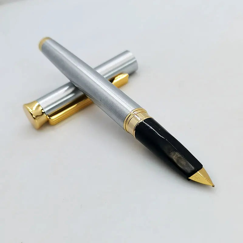 Old Vintage Yong Sheng 765 Fountain Pen, Fine Nib, Iridium Metal Bar, Good Writing Practice, Duckbill Nib Zpaxo