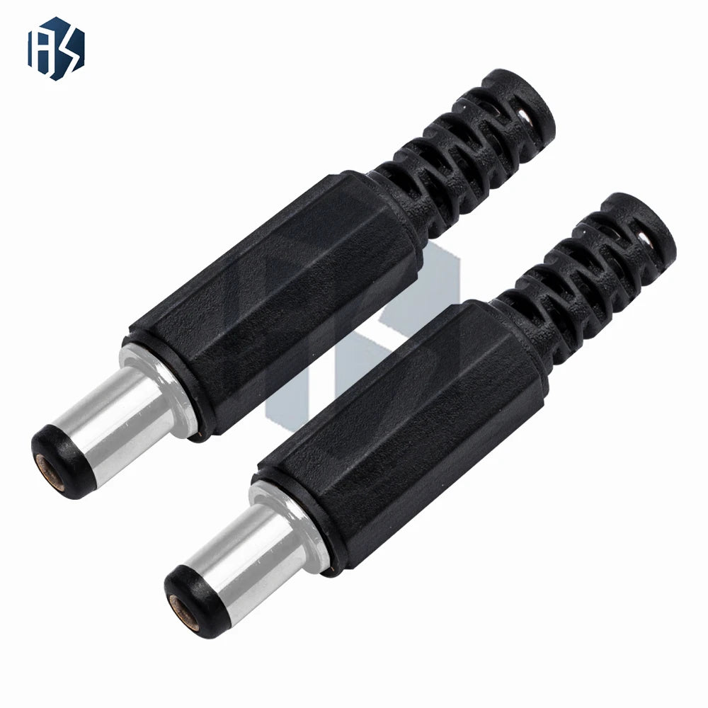 DC-015 5 3-Pin Panel Mount DC Power Jack Connector Nut Zpaxo