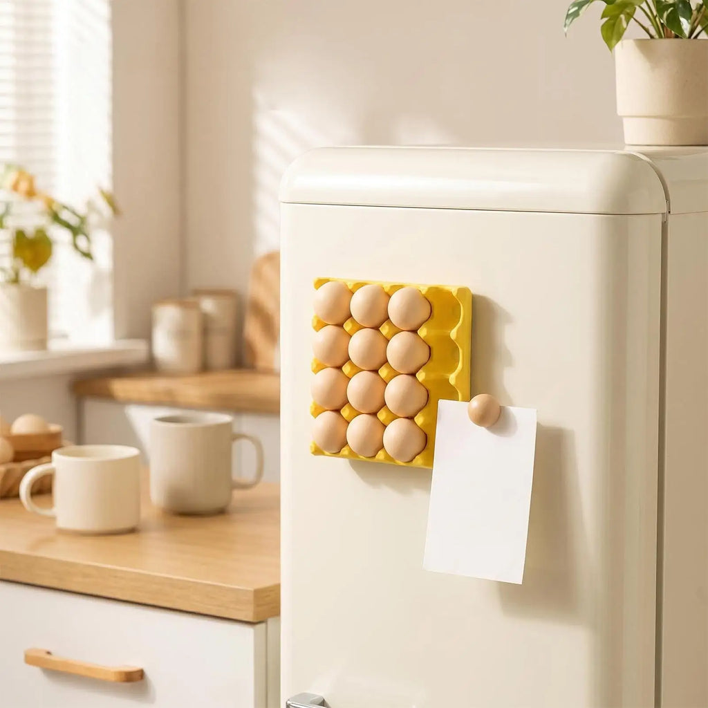 Egg Carton Magnet Refrigerator Decoration Food Shaped Fridge Magnets