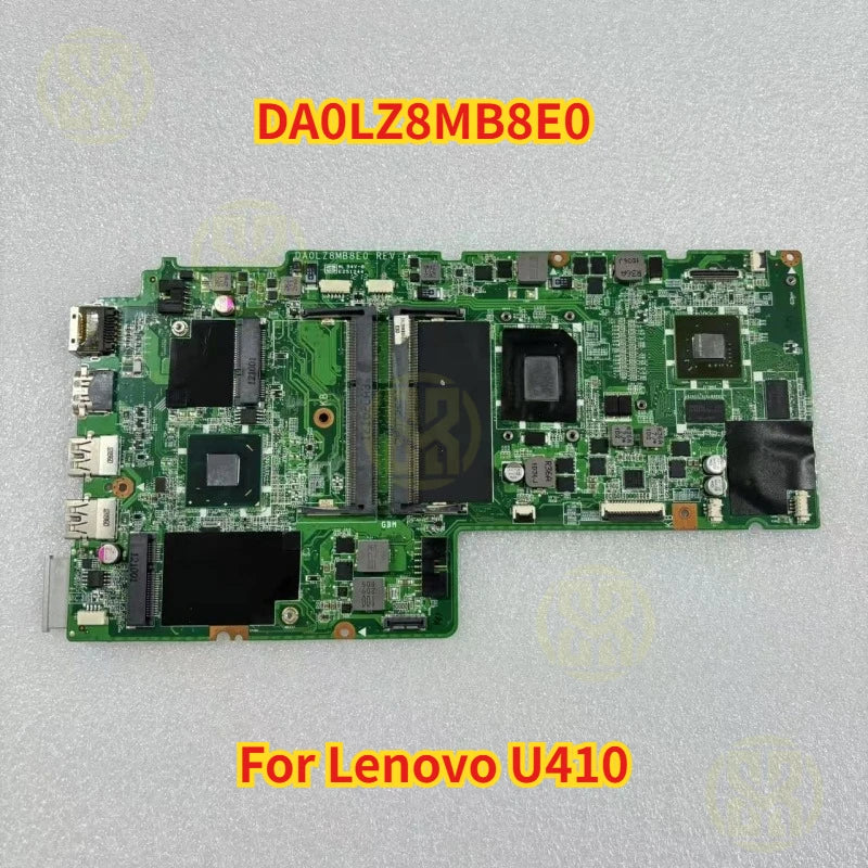 Lenovo U410 Laptop Motherboard DA0LZ8MB8E0 I3-2367 CPU Test Ok