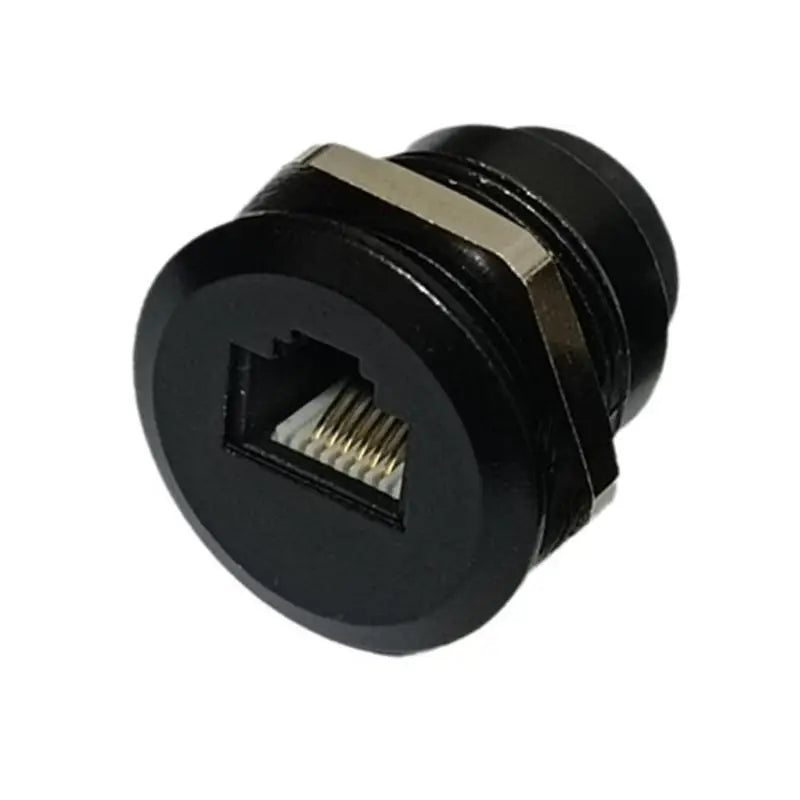 652F Industrial RJ12 6P6C Female Connectors Reinforced Design Harsh Zpaxo Black CN