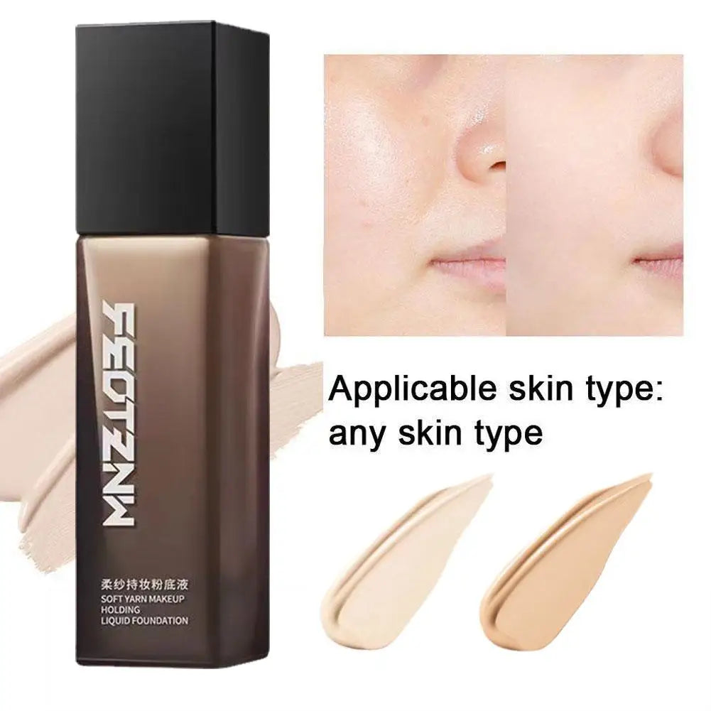 Liquid Foundation Naturally Covers Soft Matte Foundation Base Makeup Moisturizing Concealer CC Cream Makeup Foundation Zpaxo
