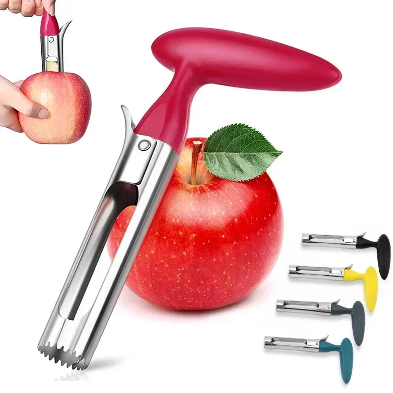 Stainless Steel Kitchen Premium Apple Corer Remover Apple Pears Seed Core Tool Fruit Cutter Seeder Slicer Knife Vegetable Tools Zpaxo